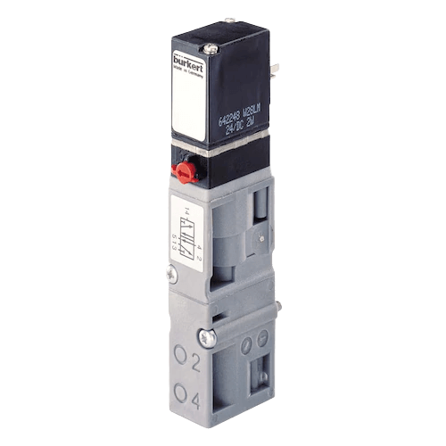 Burkert 5/2-Way Solenoid Valve, 6527